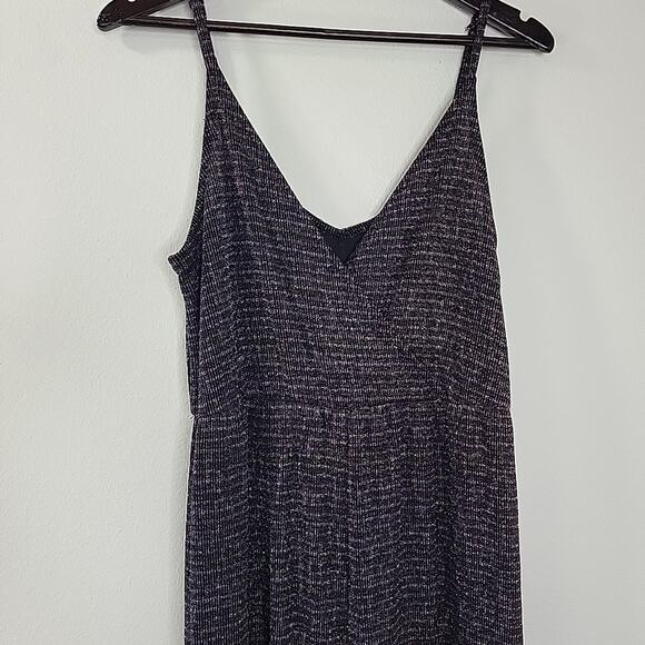 Wild Fable Women’s M Jumpsuit V-Neck Wrap Sparkly Rainbow Metallic Shimmer - Picture 4 of 11